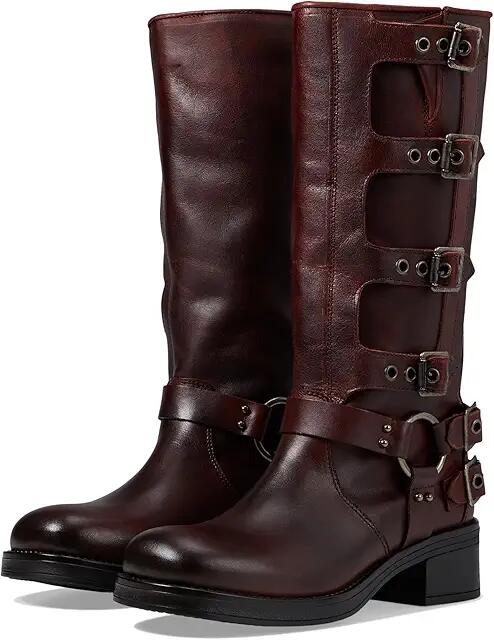 Steve Madden Brocks (Burgundy Leather) Women's Boots Cover