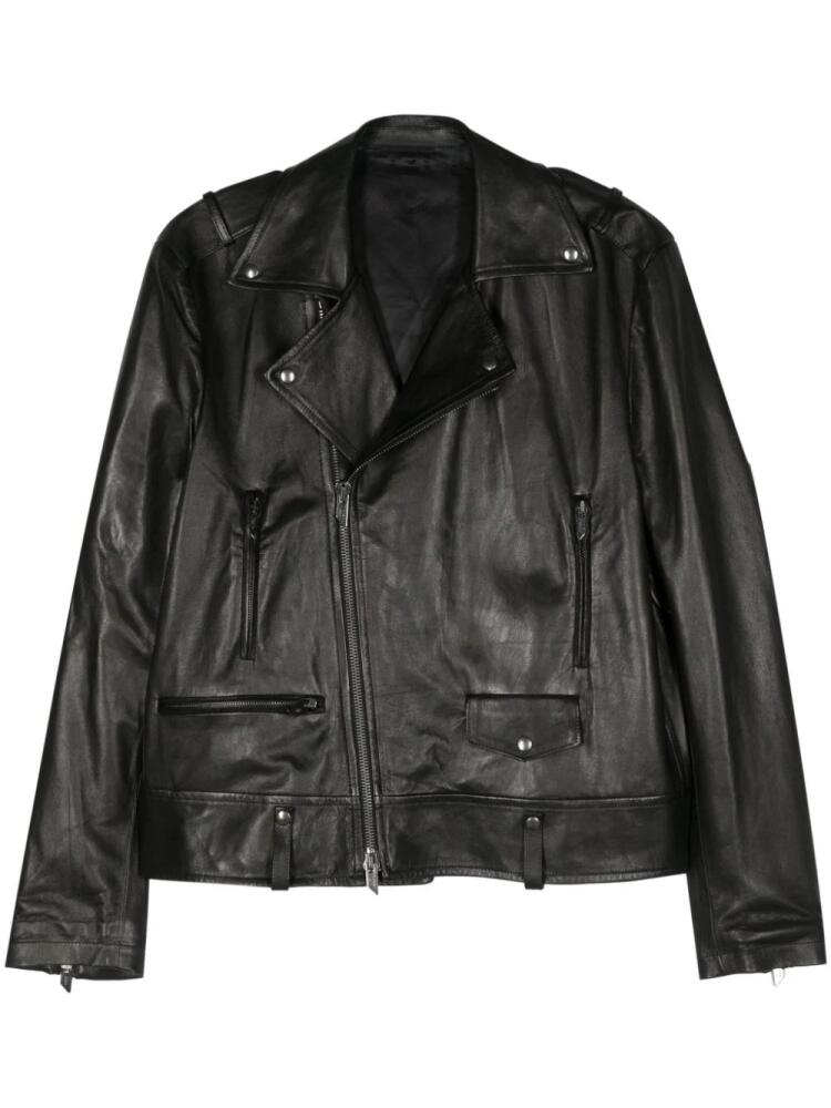 Salvatore Santoro zip-up leather jacket - Black Cover