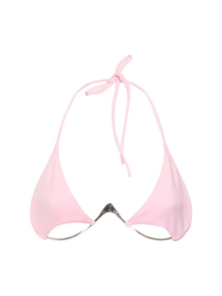 MUGLER Lvr Exclusive Triangle Wired Bikini Top Cover