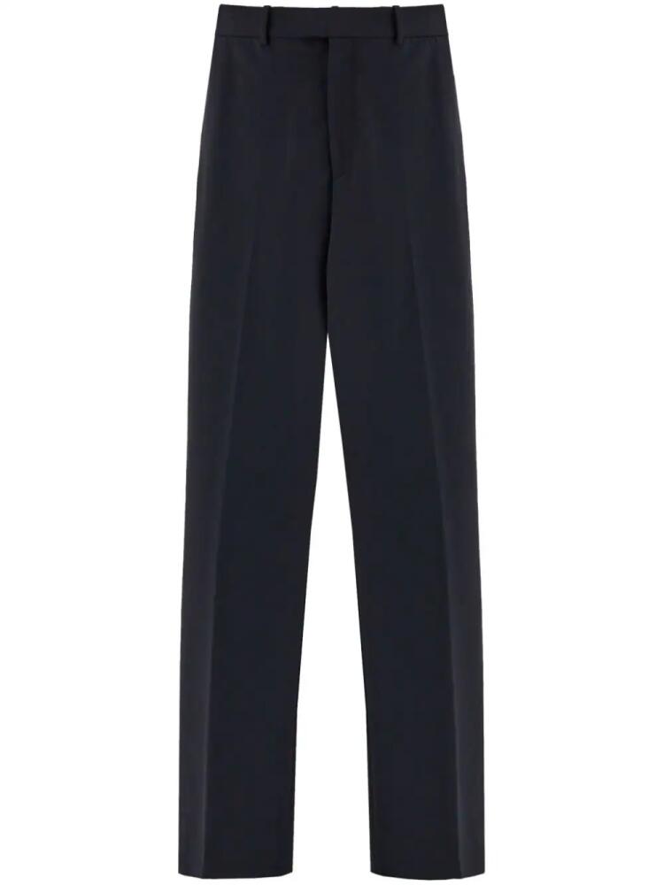 Ferragamo straight-leg cotton trousers - Black Cover