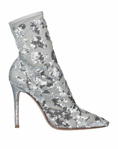 Gianvito Rossi Woman Ankle boots Light grey Textile fibers Cover