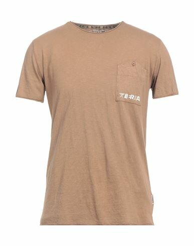 Berna Man T-shirt Brown Cotton Cover