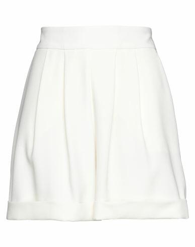 Hebe Studio Woman Shorts & Bermuda Shorts Ivory Polyester Cover