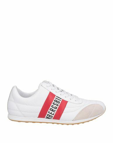 Bikkembergs Man Sneakers White Soft Leather Cover