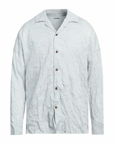 Attachment Man Shirt Light grey Polyester, Linen Cover