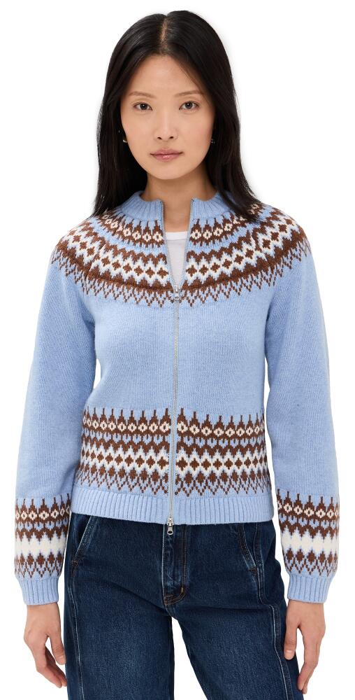 ALIGNE Freba Sweater Blue Fairisle Cover