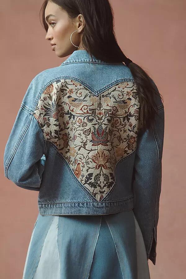 Avec Les Filles Jacquard Heart Jacket Cover