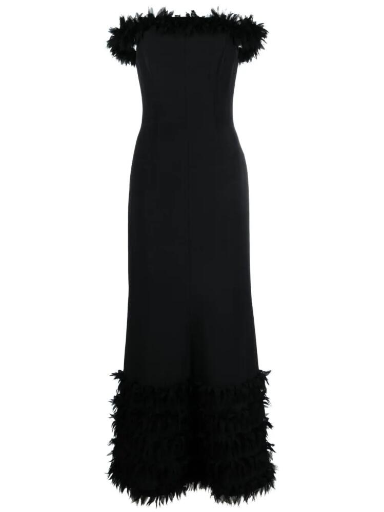 TOVE Bodhi silk maxi dress - Black Cover