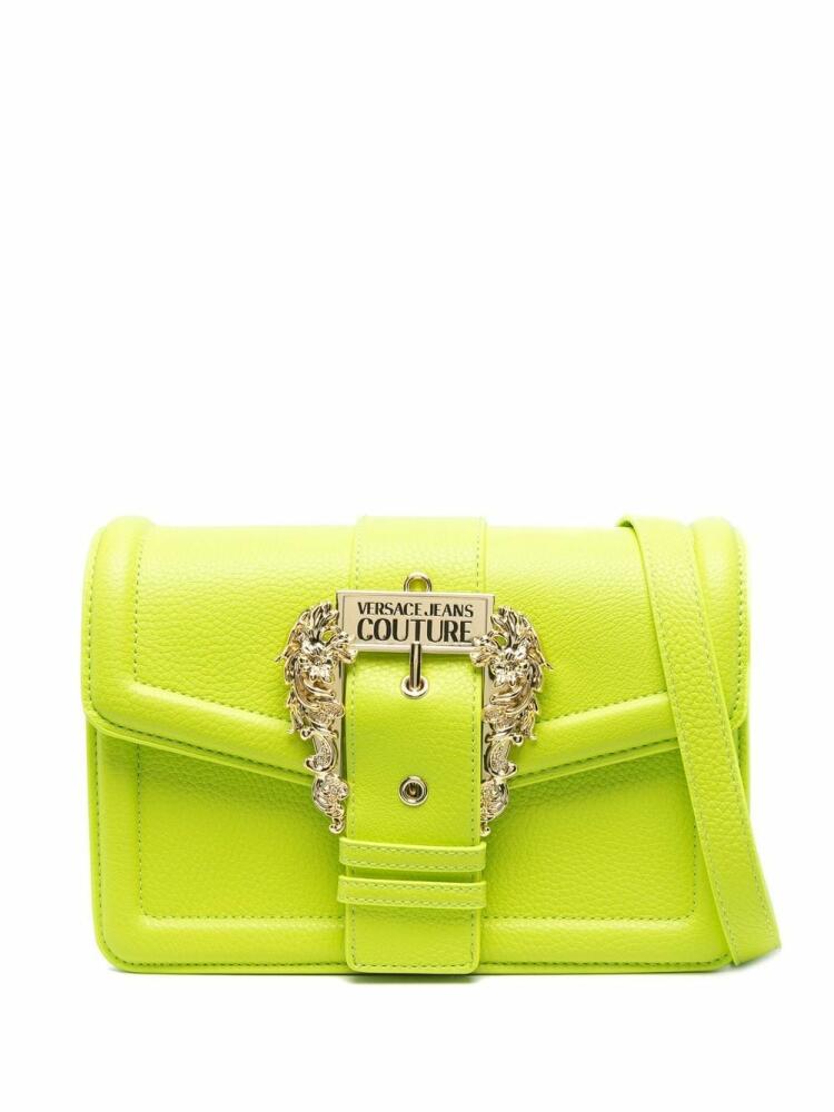 Versace Jeans Couture Baroque-buckle shoulder bag - Green Cover