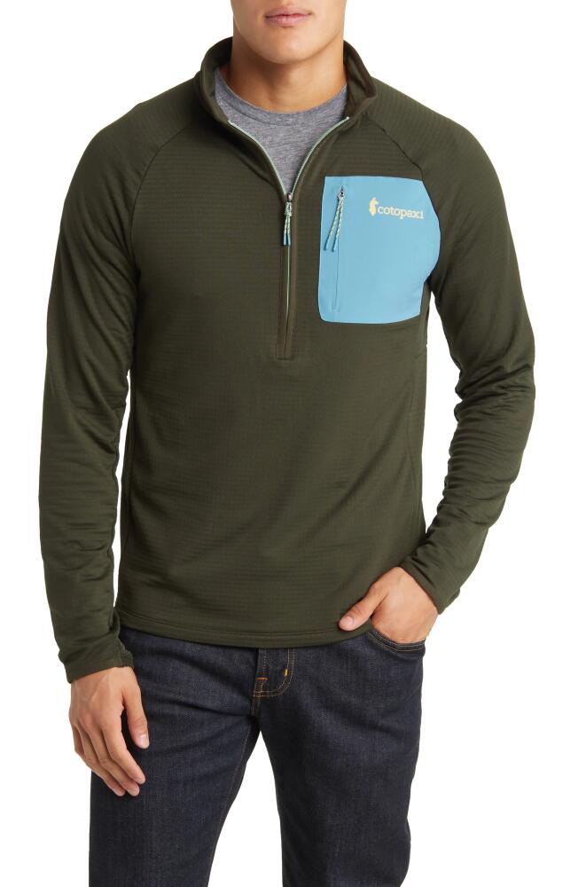 Cotopaxi Otero Hooded Fleece Jacket in Woods Cover