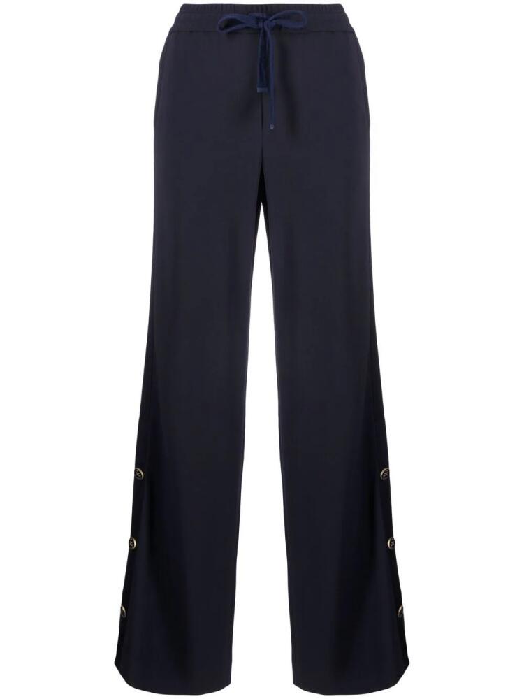 ETRO wide-leg drawstring trousers - Blue Cover