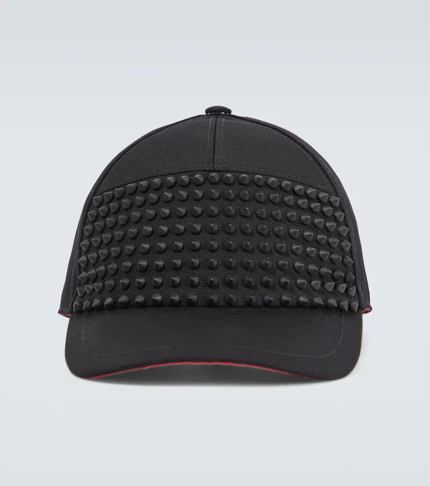 Christian Louboutin Enky Spikes cotton baseball cap Cover