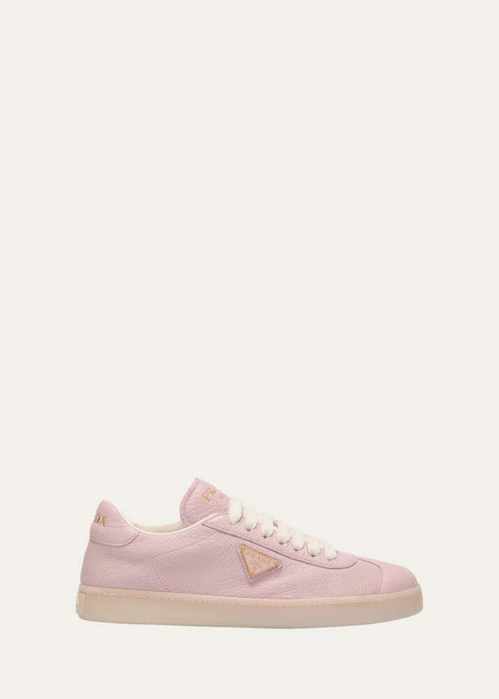 Prada Lane Leather Low-Top Sneakers Cover