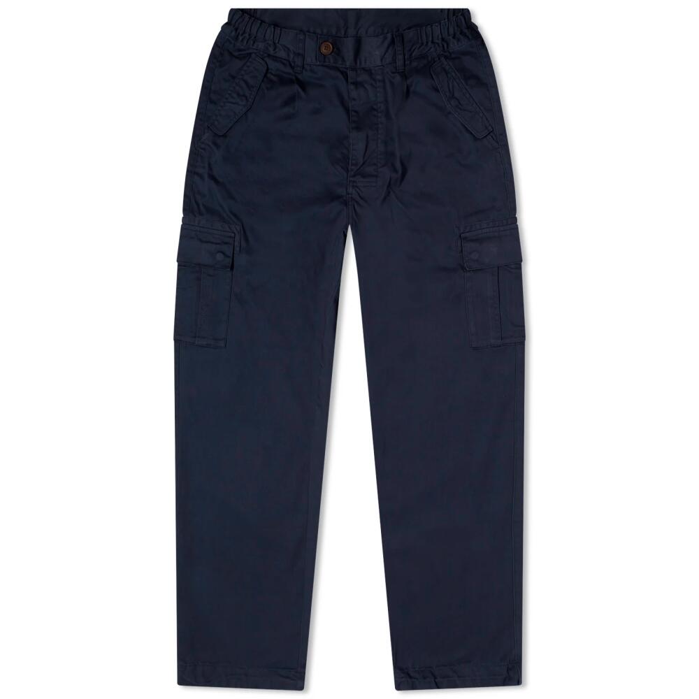 Barbour Men's Heritage + Faulkner Cargo Trousers in Navy Cover