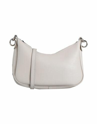 Gum Design Woman Cross-body bag Light grey Recycled PVC Cover