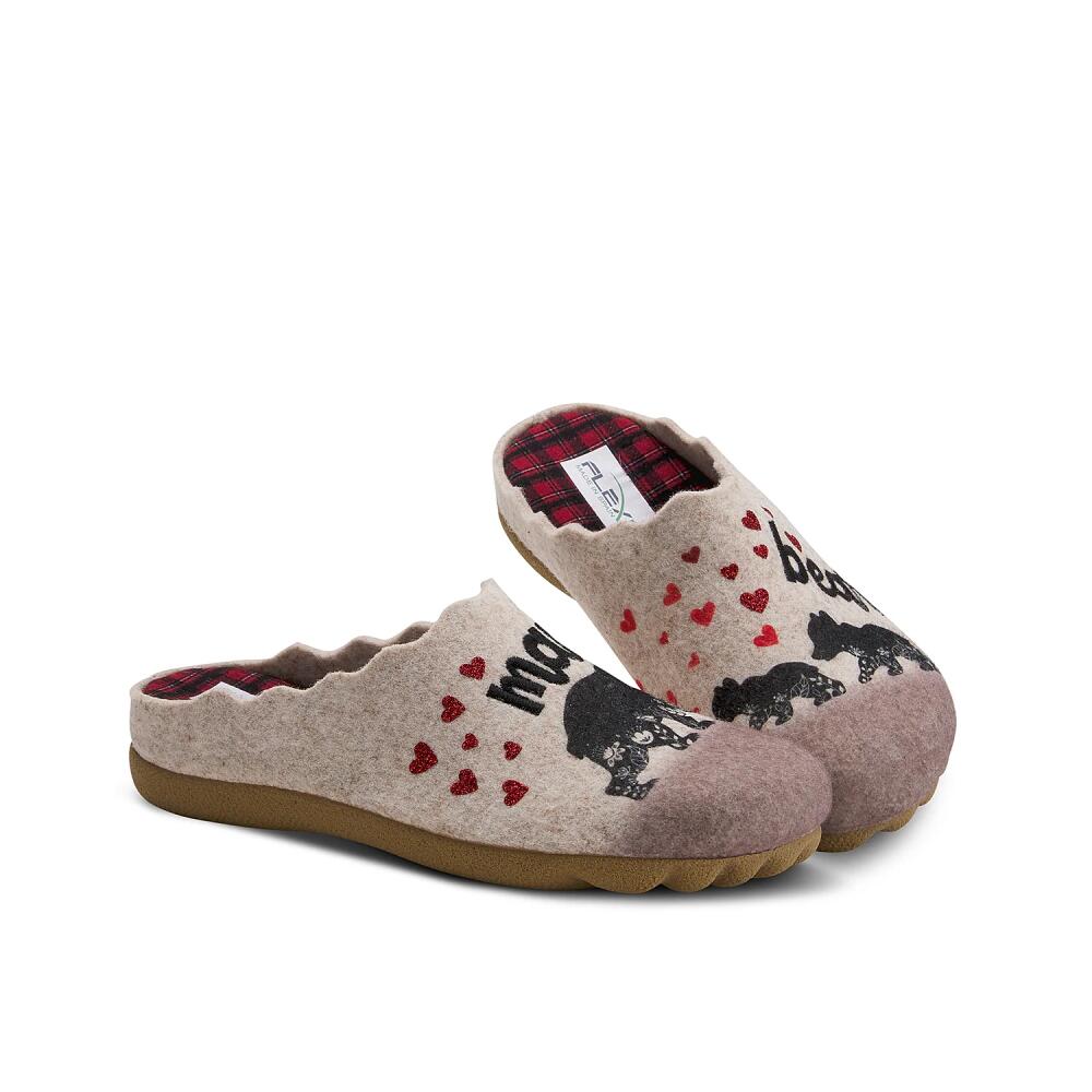 Flexus by Spring Step Mamabear Slipper | Women's | Taupe Cover