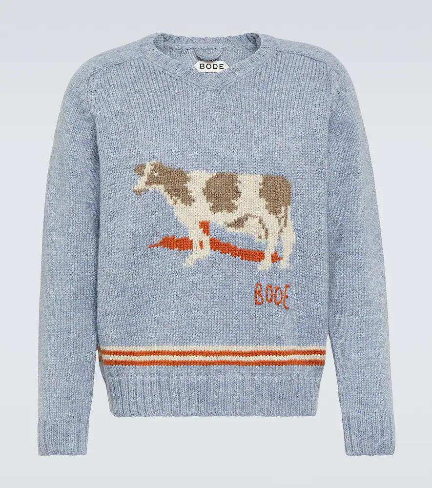 Bode Cattle wool sweater Cover