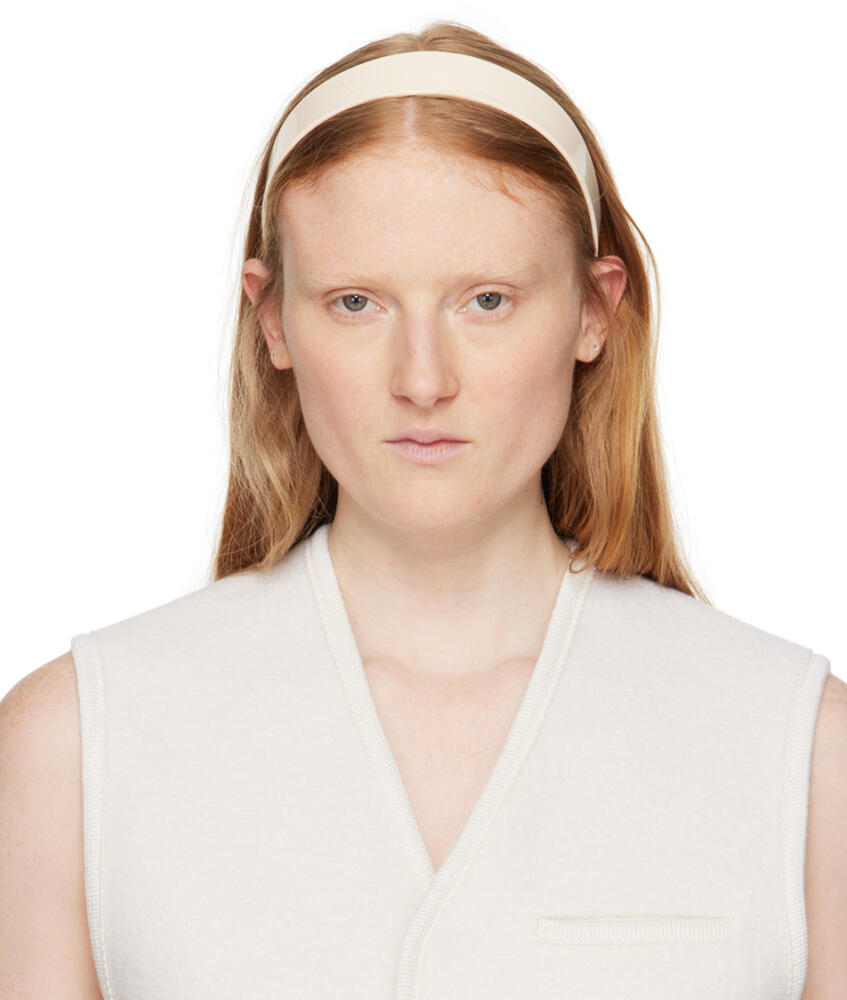 Sophie Buhai Off-White Thin Bessette Headband Cover