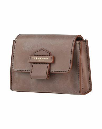 The Bridge Woman Belt bag Dove grey Leather Cover