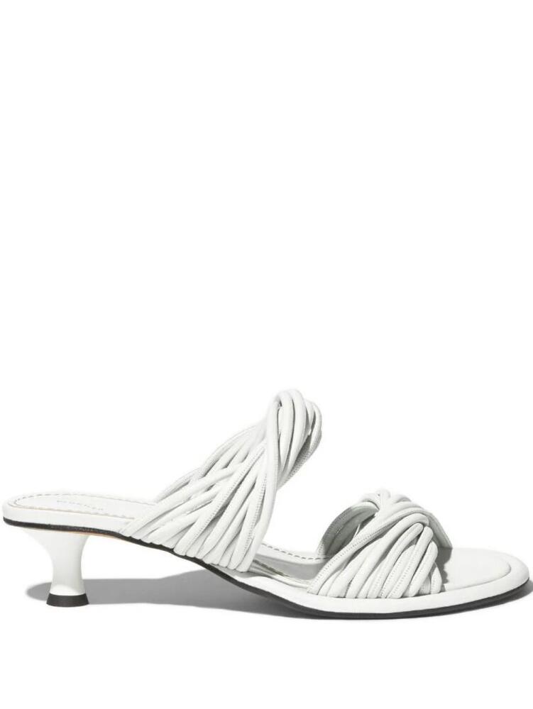 Proenza Schouler Pipe Rolo 40mm sandals - White Cover