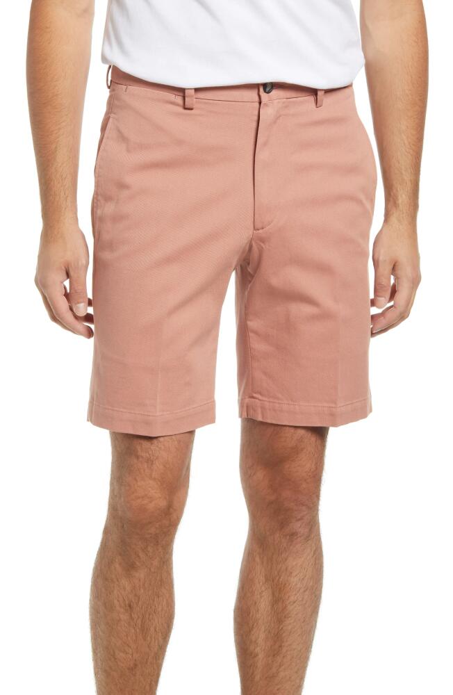 Berle Charleston Khakis Flat Front Chino Shorts in Charleston Brick Cover