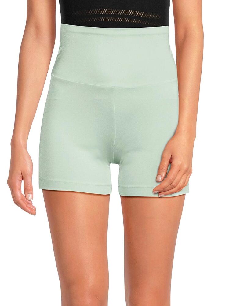 Wolford Women's The Workout Shorts - Aqua Green Cover