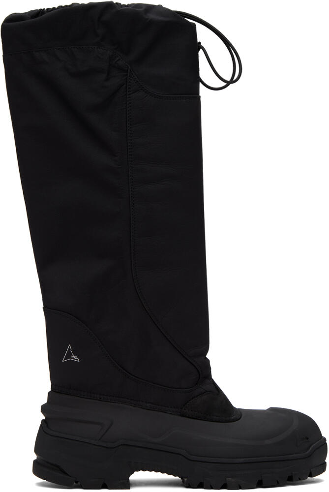 ROA Black Rubber Boots Cover