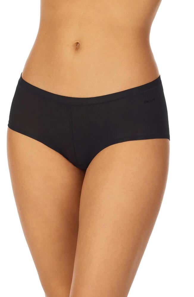 DKNY Stretch Modal Boyshorts in Black Cover