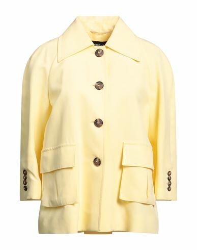 Rochas Woman Blazer Light yellow Viscose, Polyester Cover