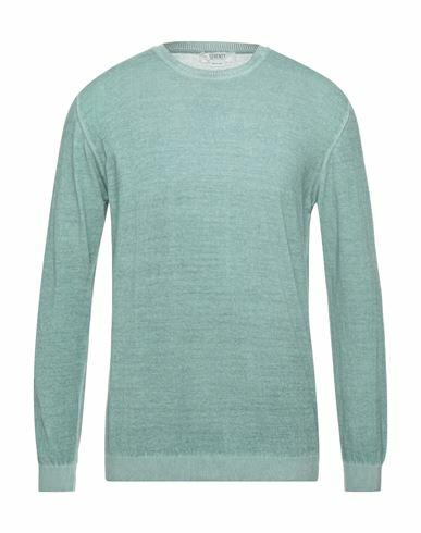 Seventy Sergio Tegon Man Sweater Light green Cotton Cover