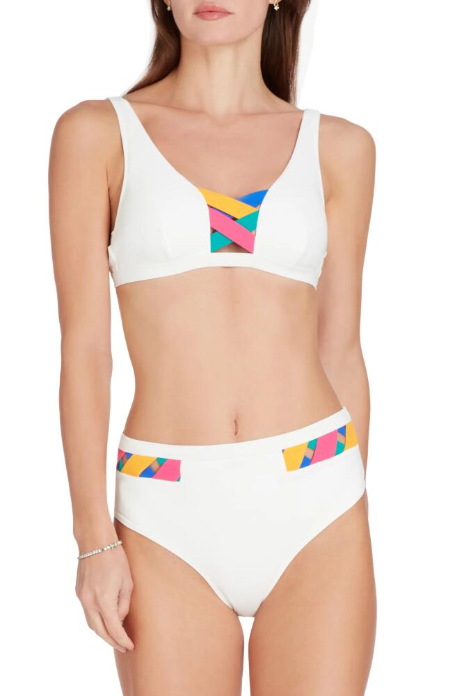 VALIMARE Martinique Bandage Bikini Top in Off White Cover