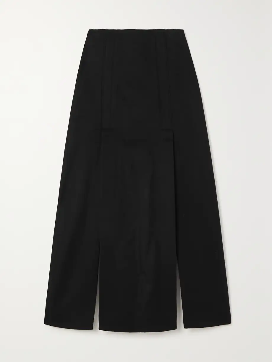 Proenza Schouler - Wool-blend Felt Maxi Skirt - Black Cover