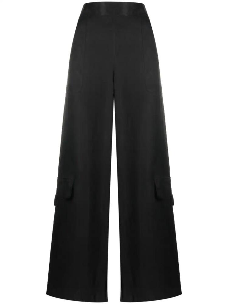 Bimba y Lola high-waisted wide-leg trousers - Black Cover