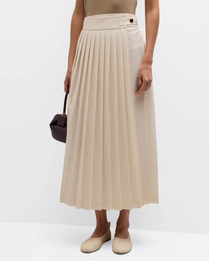 Rohe Pleated Midi Wrap Skirt Cover