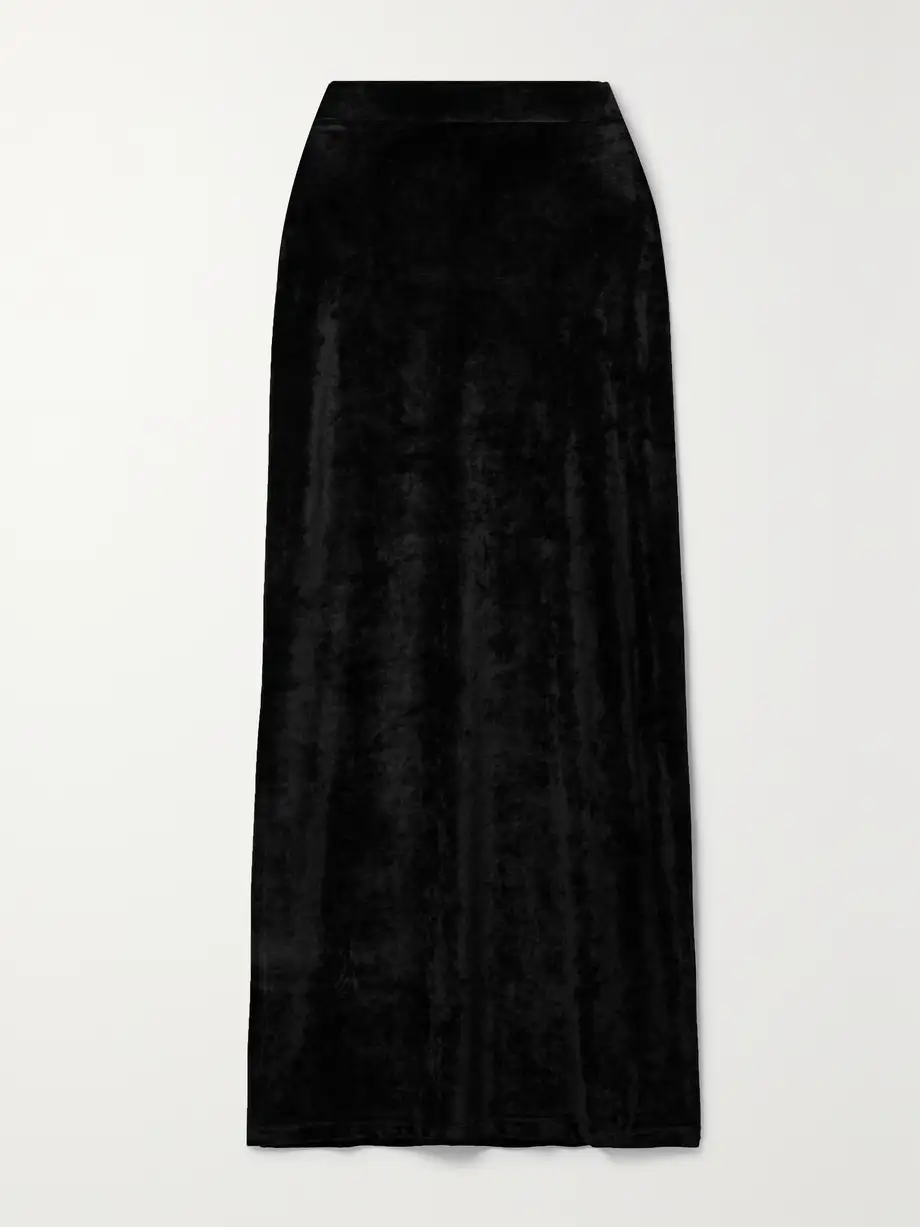 Balenciaga - Velvet Maxi Skirt - Black Cover