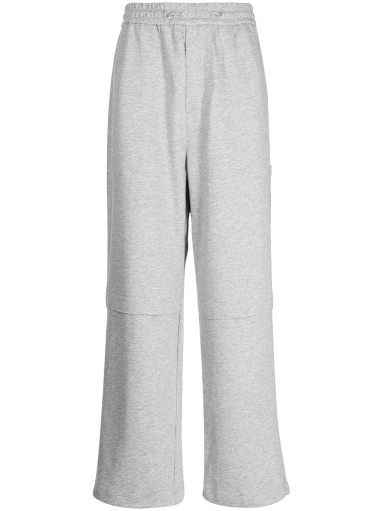 ZZERO BY SONGZIO Panther drawstring cotton track pants - Grey Cover