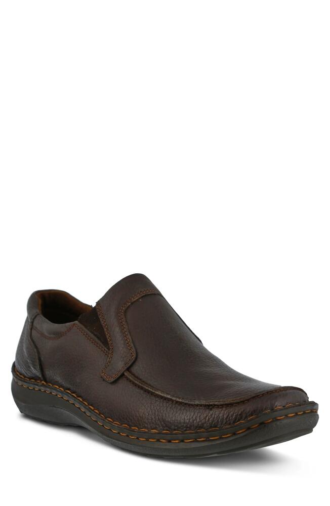 Spring Step Niccolo Moc Toe Loafer in Brown Cover