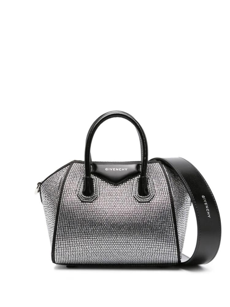 Givenchy Antigona Toy crystal-embellished tote bag - Black Cover