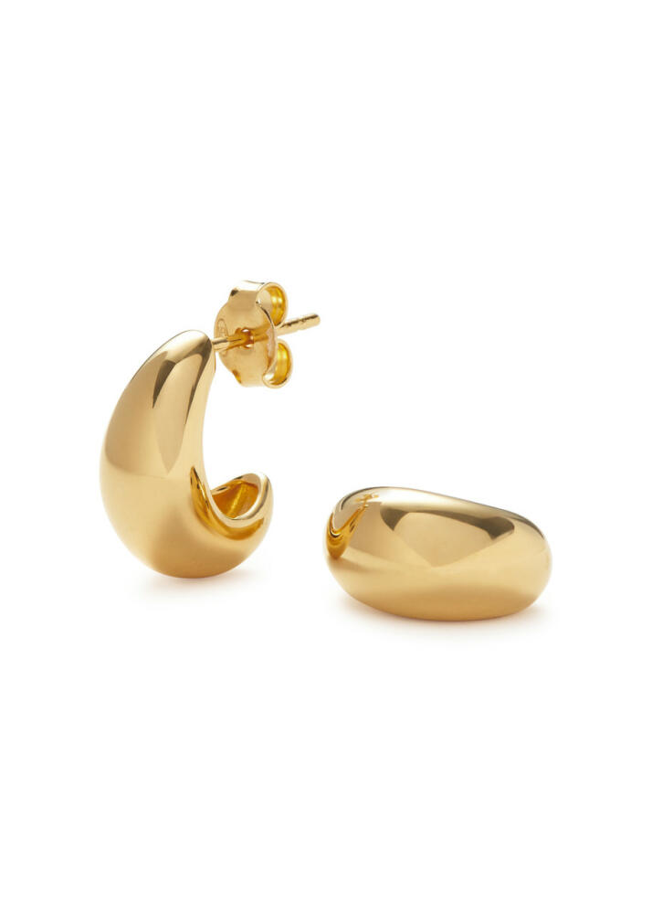 Missoma Savi Dome Small 18kt Gold-plated Hoop Earrings Cover