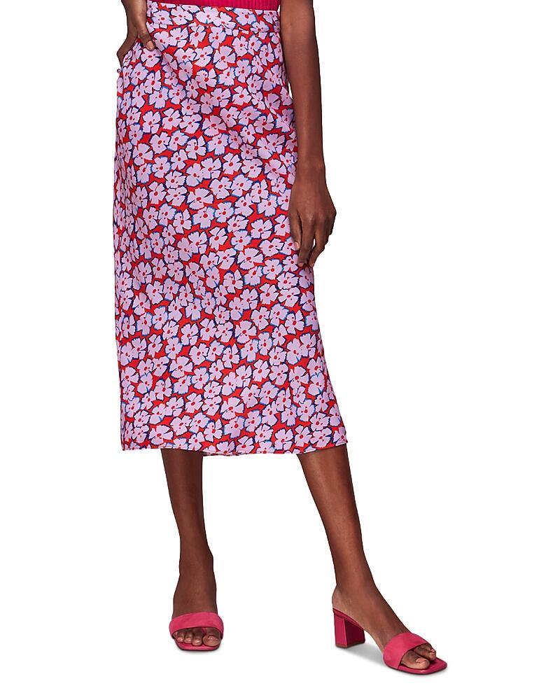 Whistles Farfalle Print Bias Cut Skirt Cover