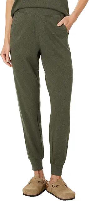 PACT Airplane Jogger in Organic Cotton Interlock (Evergreen Heather) Women's Casual Pants Cover