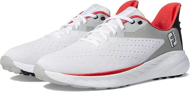 FootJoy FJ Flex XP Golf Shoes (White/Black/Red) Men's Golf Shoes Cover