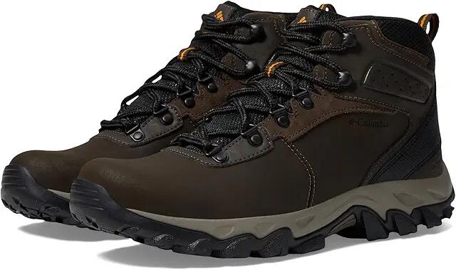 Columbia Newton Ridge Plus II Waterproof (Cordovan/Squash) Men's Shoes Cover