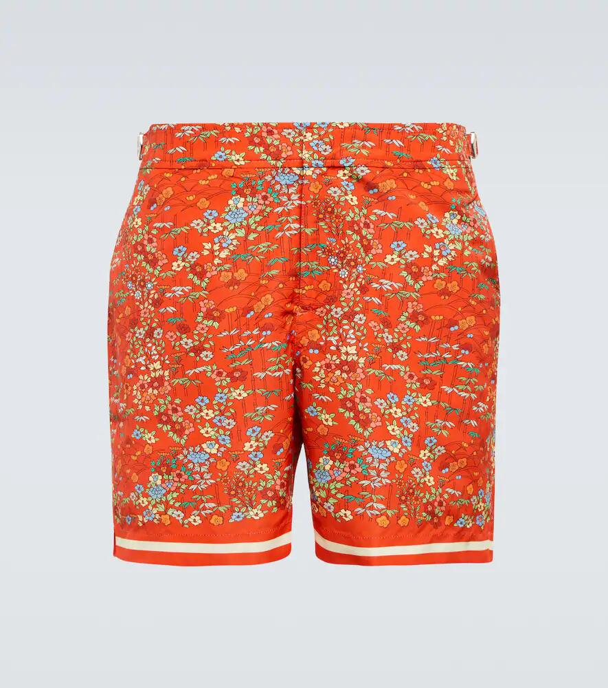 Orlebar Brown Bulldog floral swim trunks Cover