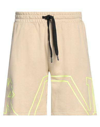 John Richmond Man Shorts & Bermuda Shorts Beige Cotton Cover