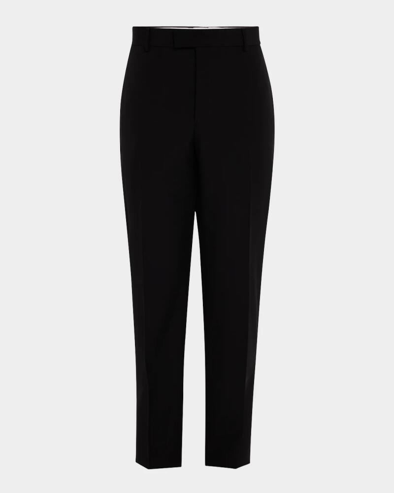 Ferragamo Men's Straight-Fit Wool Trousers Cover