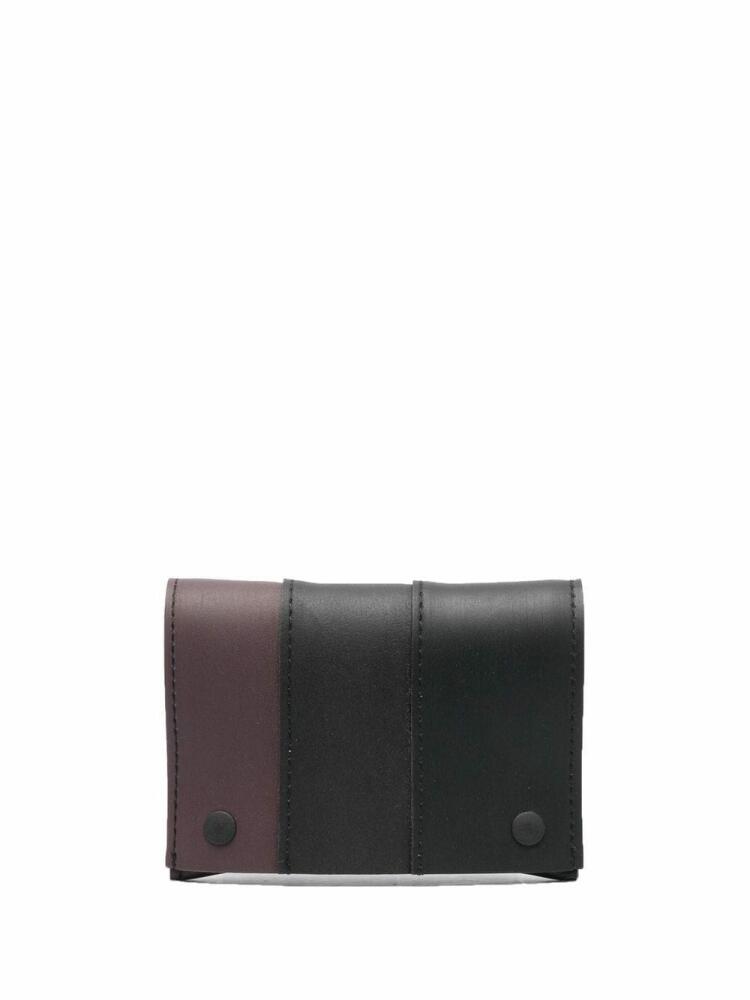 Sunnei tri-colour leather wallet - Black Cover