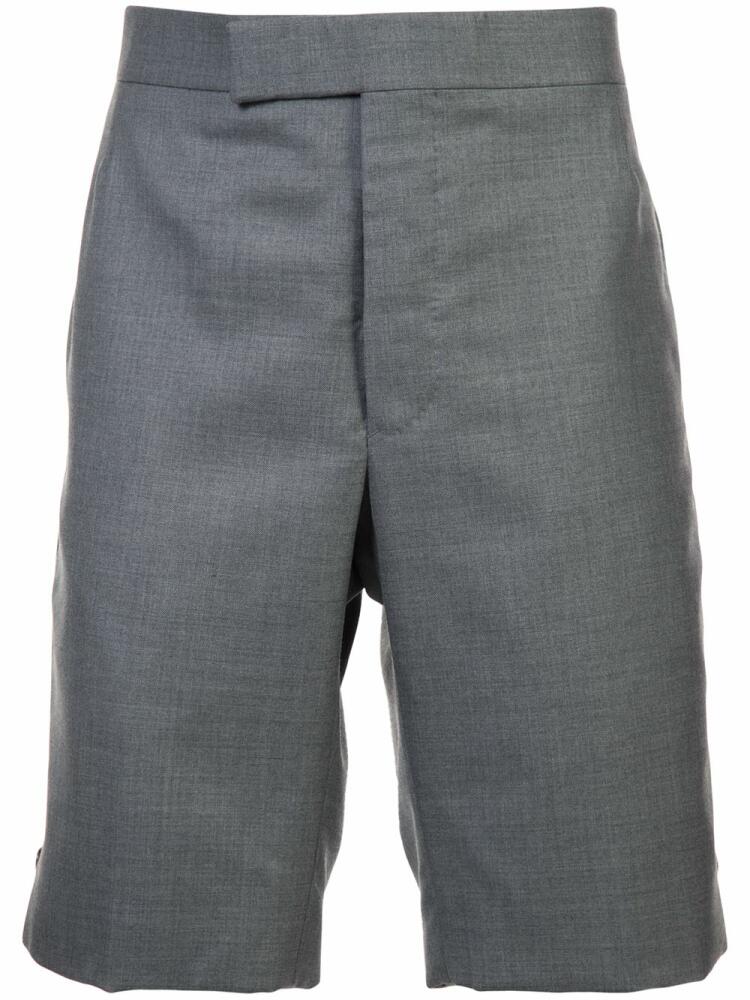 Thom Browne Super 120's twill tailored shorts - Grey Cover