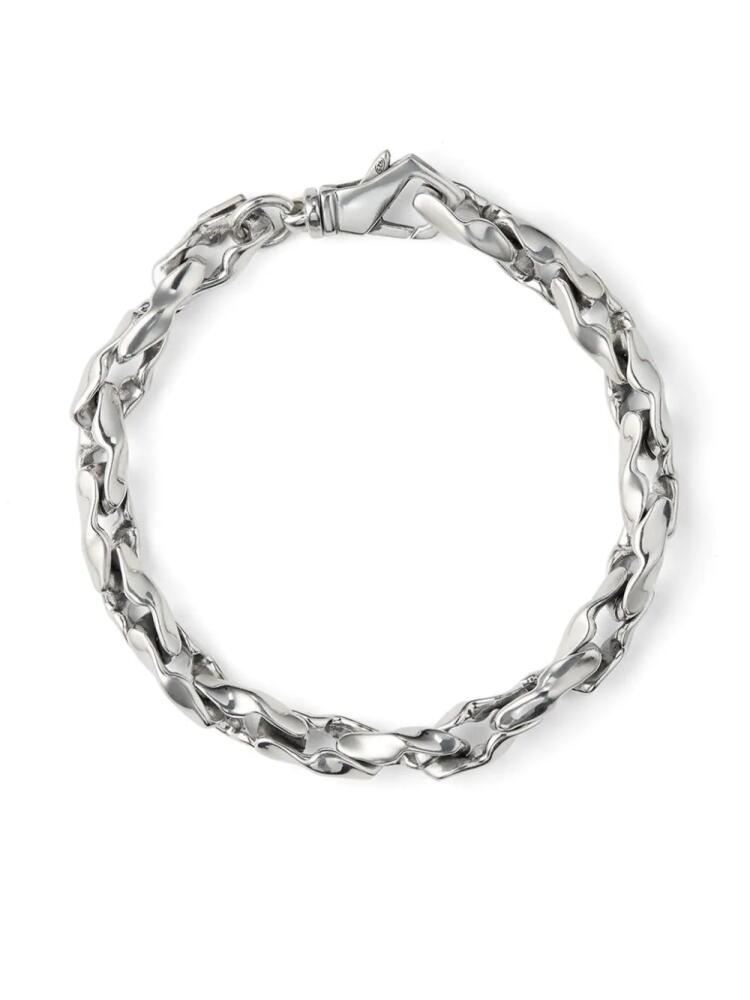 Emanuele Bicocchi hammered finish bracelet - Silver Cover