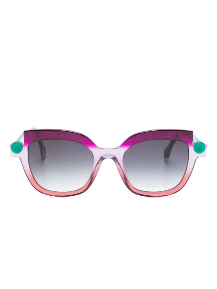 Face À Face Sotsa cat eye-frame sunglasses - Pink Cover